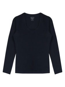 Claesens Koszulka w kolorze granatowym rozmiar: L. Niebieskie bluzki Claesens, l, bez wzorów, z bawełny, bez kołnierzyka, bez ramiączek. Za 56,79 zł.