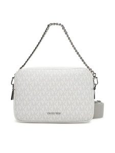 MICHAEL Michael Kors Torebka 32S5SYTC5V Biały. Białe listonoszki MICHAEL Michael Kors, bez wzorów, z materiału, bez dodatków. Za 539,99 zł.