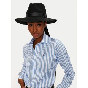 Kapelusz LAUREN RALPH LAUREN. Czarne kapelusze Lauren Ralph Lauren, bez wzorów. Za 379,99 zł.