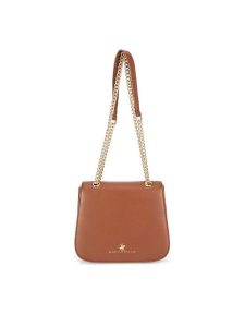Beverly Hills Polo Club Torba BHPC-B-010-06 Brązowy. Brązowe listonoszki Beverly Hills Polo Club, bez wzorów, z materiału. Za 169,99 zł.