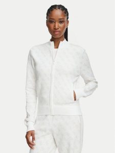 Guess Kardigan V6BR03 Z1482 Kremowy Regular Fit. Białe kardigany Guess, z syntetyku. Za 445,99 zł.