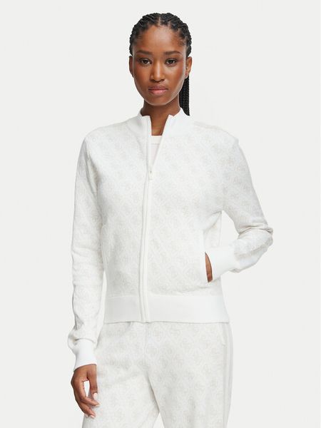 Guess Kardigan V6BR03 Z1482 Kremowy Regular Fit. Białe kardigany Guess, z syntetyku. Za 445,99 zł.