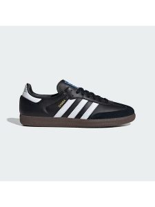 Adidas Skórzane sneakersy "Samba OG" w kolorze czarno-białym rozmiar: 40. Białe trampki ADIDAS, bez wzorów, z materiału, bez zapięcia. Za 502,76 zł.