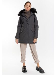 Northwood Parka "Liz" w kolorze antracytowym rozmiar: M. Czarne płaszcze Northwood, m, bez wzorów, bez kaptura. Za 239,99 zł.