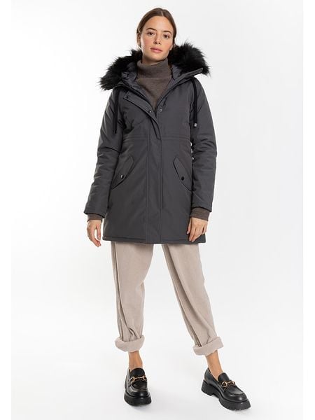 Northwood Parka "Liz" w kolorze antracytowym rozmiar: M. Czarne płaszcze Northwood, m, bez wzorów, bez kaptura. Za 239,99 zł.