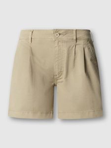 Pepe Jeans Szorty "Vania" w kolorze beżowym rozmiar: W28. Brązowe szorty Pepe Jeans, z aplikacjami, z jeansu. Za 126,99 zł.