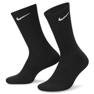Skarpetki sportowe Nike Everyday Cushion Crew Dri-Fit 6 pack SX7666-010. Czarne skarpetki Nike, bez wzorów. Za 89,00 zł.