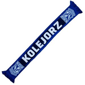 Szalik piłkarski Lech Poznań Kolejorz. Niebieskie rękawiczki KKS LECH POZNAŃ, bez wzorów. Za 44,99 zł.