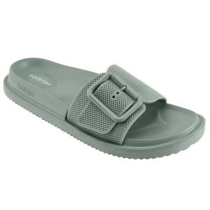 Klapki damskie Holster Laze. Zielone klapki HOLSTER, bez wzorów, bez obcasa. Za 254,00 zł.