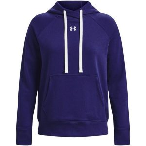 Bluza damska Under Armour Rival Fleece HB Hoodie. Niebieskie bluzy Under Armour, m, bez wzorów, bez kaptura. Za 298,86 zł.