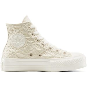 Adidasy Converse Chuck Taylor All Star Lift Platform, Dla obu płci. Brązowe buty sportowe Converse, bez wzorów, z materiału, bez zapięcia. Za 490,00 zł.