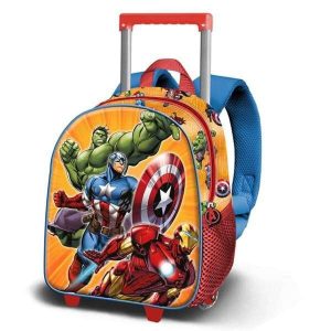 Plecak szkolny 3D z kółkami MARVEL Wielokolorowy. Plecaki marvel. Za 165,85 zł.