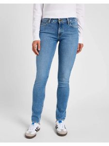 LEE DAMSKIE SPODNIE JEANSOWE ELLY HOLDING BACK 112355239 L305016270. Jeansy Lee, bez wzorów, z jeansu. Za 229,99 zł.