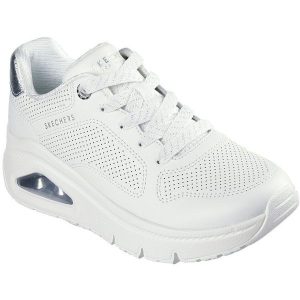 Adidasy Skechers Uno Icon - Idolized Air, Kobiety. Białe buty sportowe Skechers, bez wzorów, z syntetyku, bez zapięcia. Za 490,00 zł.