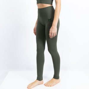 Legginsy sportowe damskie Xtreme Sportswear. Zielone legginsy XTREME SOCKSWEAR, bez wzorów, z elastanu. Za 142,99 zł.