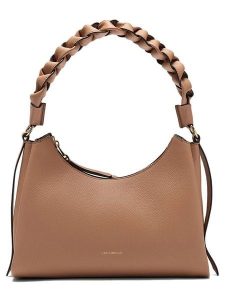 COCCINELLE Skórzana torebka w kolorze karmelowym - 30 x 16 cm rozmiar: onesize. Brązowe torebki klasyczne Coccinelle, bez wzorów, z materiału, przez ramię, bez dodatków. Za 647,41 zł.