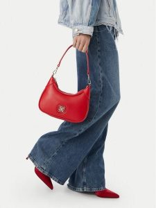 Nine West Torebka CEO-SOFT ALLURE-LDA9751 Czerwony. Czerwone torebki klasyczne Nine West, bez wzorów, ze skóry, bez dodatków. Za 199,99 zł.