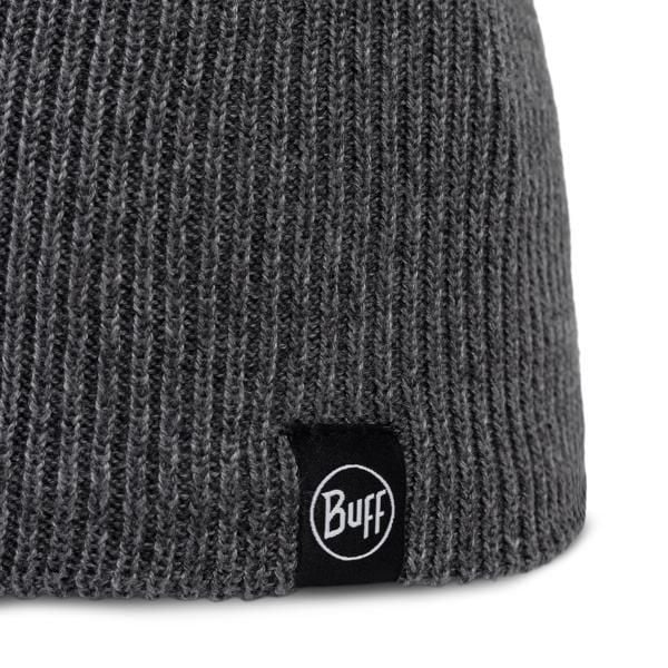 Czapka BUFF KNITTED & FULL FLEECE BEANIE RENVI. Szare czapki Buff, bez wzorów, z dzianiny, klasyczne. Za 142,30 zł.