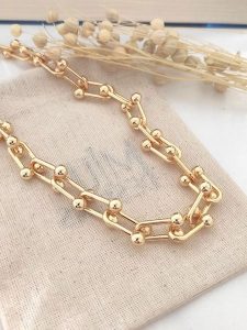 Atelier MIU Pozłacany naszyjnik - dł. 44 cm rozmiar: onesize. Żółte naszyjniki Atelier MIU, pozłacane. Za 65,54 zł.