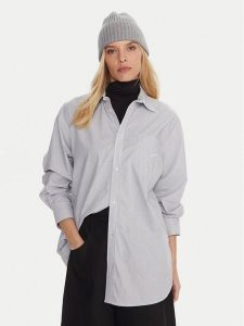 G-Star Raw Koszula D27133-E067 Błękitny Oversize. Niebieskie koszule G-Star Raw, s, bez wzorów, z bawełny, bez kołnierzyka, bez ramiączek. Za 469,99 zł.