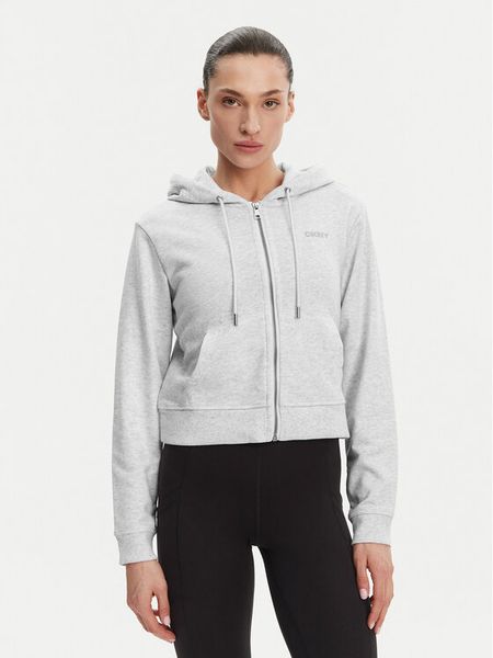 DKNY Sport Bluza DP5J9588 Szary Regular Fit. Szare bluzy DKNY Sport, l, bez wzorów, z bawełny, bez kaptura. Za 169,99 zł.