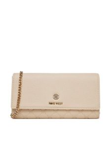 Nine West Torebka NW-W1-011-SS25 Beżowy. Brązowe torebki klasyczne Nine West, bez wzorów, z materiału, bez dodatków. Za 119,99 zł.