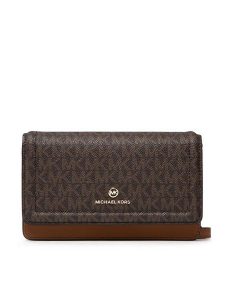 MICHAEL Michael Kors Torebka Jet Set Charm 32S1GT9C2B Brązowy. Brązowe listonoszki MICHAEL Michael Kors, bez wzorów, ze skóry, bez dodatków. Za 599,99 zł.