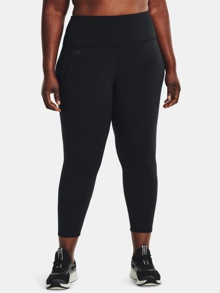 Legginsy damskie Under Armour Motion Ankle. Czarne legginsy Under Armour, bez wzorów, z tkaniny. Za 211,66 zł.