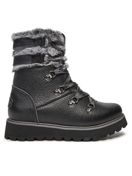 Roxy Trzewiki ARJB700752 Czarny. Czarne botki Roxy, bez wzorów, ze skóry, bez obcasa, na płaskiej podeszwie, bez zapięcia. Za 499,99 zł.