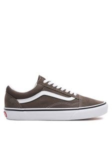 Vans Tenisówki Old Skool VN0005UF9JC1 Brązowy. Brązowe trampki Vans, bez wzorów, ze skóry, bez zapięcia. Za 229,99 zł.