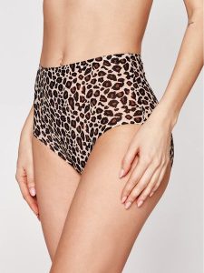 Chantelle Figi klasyczne z wysokim stanem Softstretch C11D70 Brązowy. Brązowe figi Chantelle, bez wzorów, z syntetyku. Za 59,99 zł.