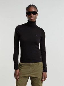 G-Star Sweter w kolorze czarnym rozmiar: M. Czarne golfy G-Star, bez wzorów, z wełny. Za 219,60 zł.