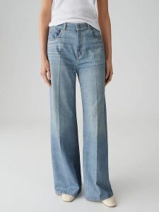OPUS Dżinsy "Capria" - Comfort fit - w kolorze błękitnym rozmiar: 40/L30. Niebieskie jeansy Opus, bez wzorów, z podwyższonym stanem. Za 274,95 zł.