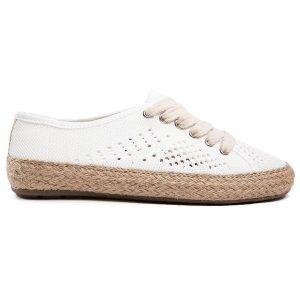 Espadryle EMU Australia. Białe espadryle EMU Australia, bez wzorów, bez obcasa. Za 339,99 zł.