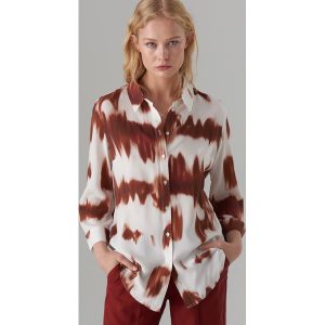 Koszula z motywem tie dye - Czerwony. Koszule marki Mohito. Za 99,99 zł.