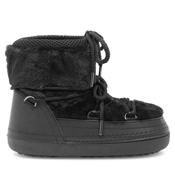 Śniegowce DeeZee. Czarne buty zimowe DeeZee, bez obcasa, bez zapięcia. Za 143,99 zł.