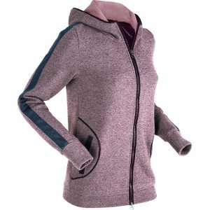 Bluza rozpinana z elementami w optyce sztucznej skóry, długi rękaw bonprix czarny bez melanż. Bluzy marki 4f. Za 79,99 zł.