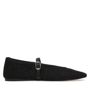 Baleriny Steve Madden. Czarne balerinki Steve Madden, bez wzorów, bez obcasa, bez zapięcia. Za 379,99 zł.