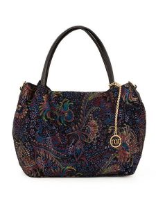 Mia Tomazzi Skórzana torebka "Gonfalone" w kolorze czarnym ze wzorem - 24 x 21 x 13 cm rozmiar: onesize. Czarne torebki klasyczne Mia Tomazzi, bez wzorów, z materiału, przez ramię, bez dodatków. Za 322,95 zł.