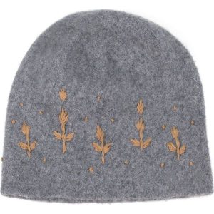 Czapka damska Haftowana wełna szara. Czapki marki Art of Polo. Za 62,90 zł.