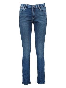MAVI Dżinsy - Slim fit - w kolorze granatowym rozmiar: W25/L30. Niebieskie jeansy Mavi, z aplikacjami, ze skóry. Za 96,60 zł.
