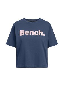 Bench Koszulka "Kay" w kolorze granatowym rozmiar: 36. Niebieskie bluzki Bench, bez wzorów, z bawełny, bez kołnierzyka, bez ramiączek. Za 73,45 zł.
