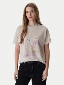 ONLY T-Shirt Jany 15356044 Szary Regular Fit. Szare t-shirty ONLY, xs, bez wzorów, z wiskozy, bez kołnierzyka, bez ramiączek. Za 99,99 zł.