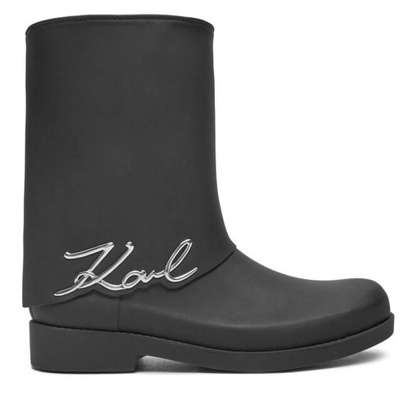 Kalosze KARL LAGERFELD. Czarne kalosze KARL LAGERFELD, bez wzorów. Za 471,99 zł.