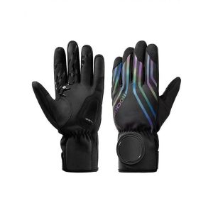 Zimowe rękawiczki sportowe unisex Rockbros 1614024000. Czarne rękawiczki ROCKBROS, na zimę, bez wzorów. W wyprzedaży za 74,00 zł.
