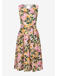 More & More Sukienka w kolorze zielono-jasnoróżowym rozmiar: 40. Różowe sukienki More & More, bez wzorów, z tkaniny, bez kołnierzyka, bez ramiączek, midi. Za 233,33 zł.