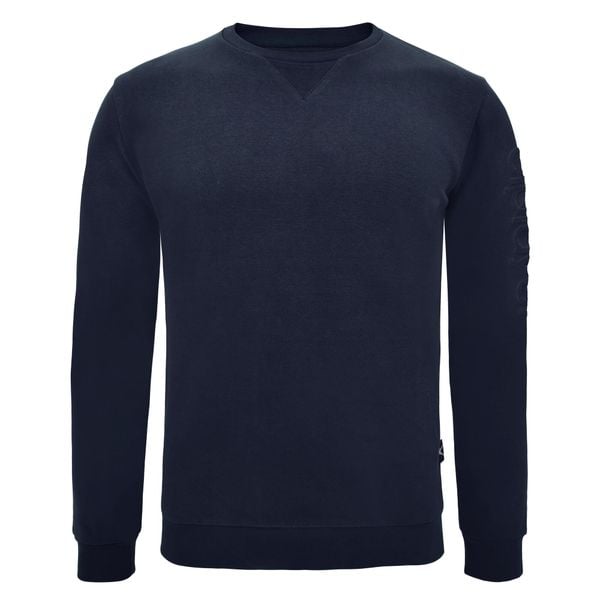 Bluza z bawełny Guros Play. Niebieskie bluzy ELPLAYER, bez wzorów, z bawełny, bez kaptura. W wyprzedaży za 91,00 zł.