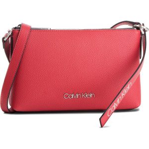 Torebka CALVIN KLEIN - Neat Ew Crossbody K60K604418 626. Czerwone listonoszki marki Calvin Klein, ze skóry ekologicznej. Za 449,00 zł.