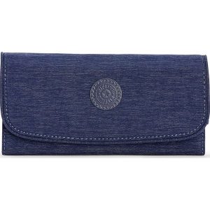 Portfel "Supermoney" w kolorze granatowym - 20 x 10 x 3 cm. Portfele marki Kipling. W wyprzedaży za 85,95 zł.