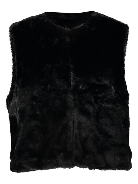 Pieces Kamizelka w kolorze czarnym rozmiar: XL. Czarne kamizelki Pieces, xl, bez wzorów, bez kołnierzyka, bez ramiączek, bez kaptura. Za 129,15 zł.